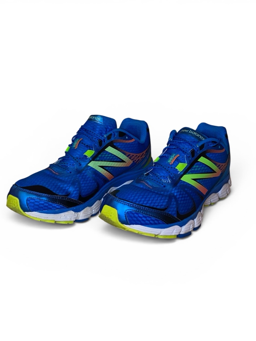NEW BALANCE 880 V4 Men’s High Mileage Running Shoes Blue Green ORG Size 11-1/2 - Picture 2 of 10
